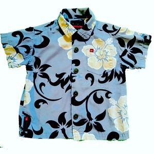 Quicksilver Hawaiian button down Shirt